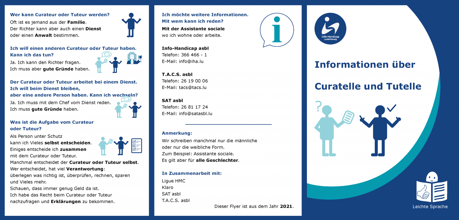 D Pliant Curatelle Et Tutelle Info Handicap