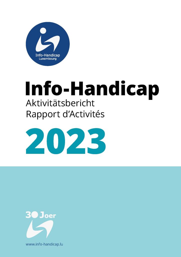 Couverture du rapport d'activité 2023